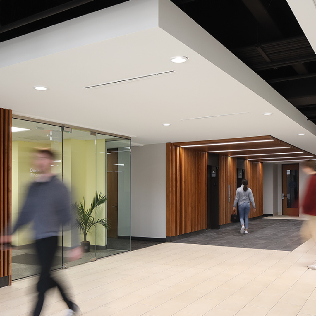 Lincoln Center Entryway in West Allis, Wisconsin