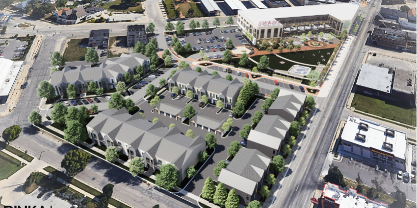 Aeriel Rendering Sears Market