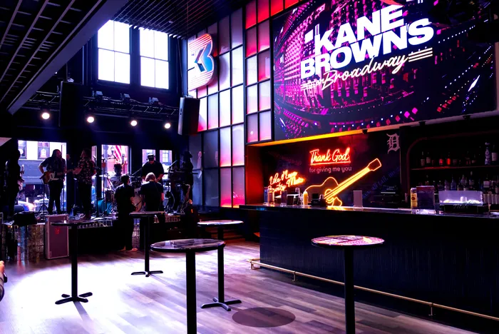 Inside Kane Brown's on Broadway, venue for the Summit welcome party